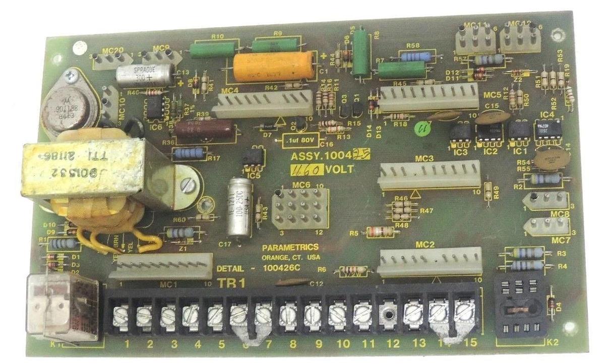 Used PARAMETRICS 100425 MOTHER BOARD 460V