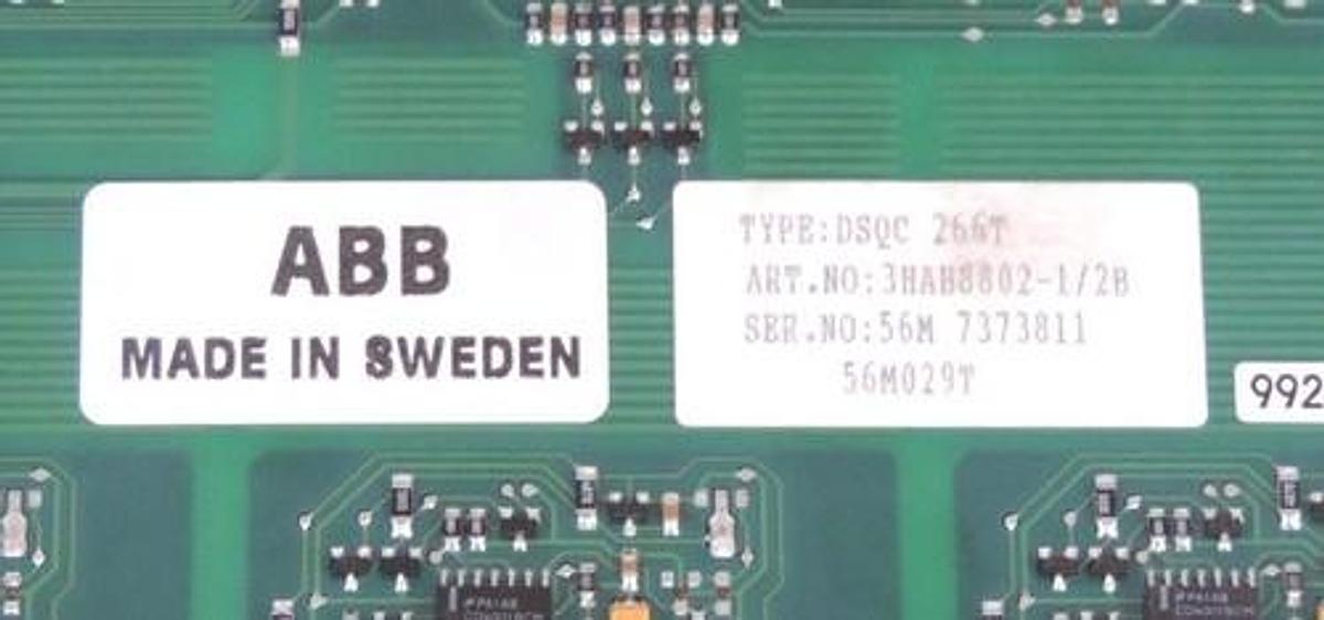 Used ABB DSQC 266T SERVO AMPLIFIER BOARD 3HAB8802-1/2B, DSQC266T