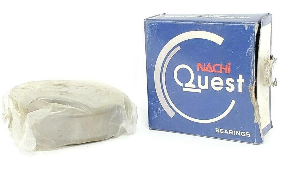 Used NIB NACHI QUEST 6004ZZE BALL BEARING 20MM X 42MM X 12MM DEEP GROOVE