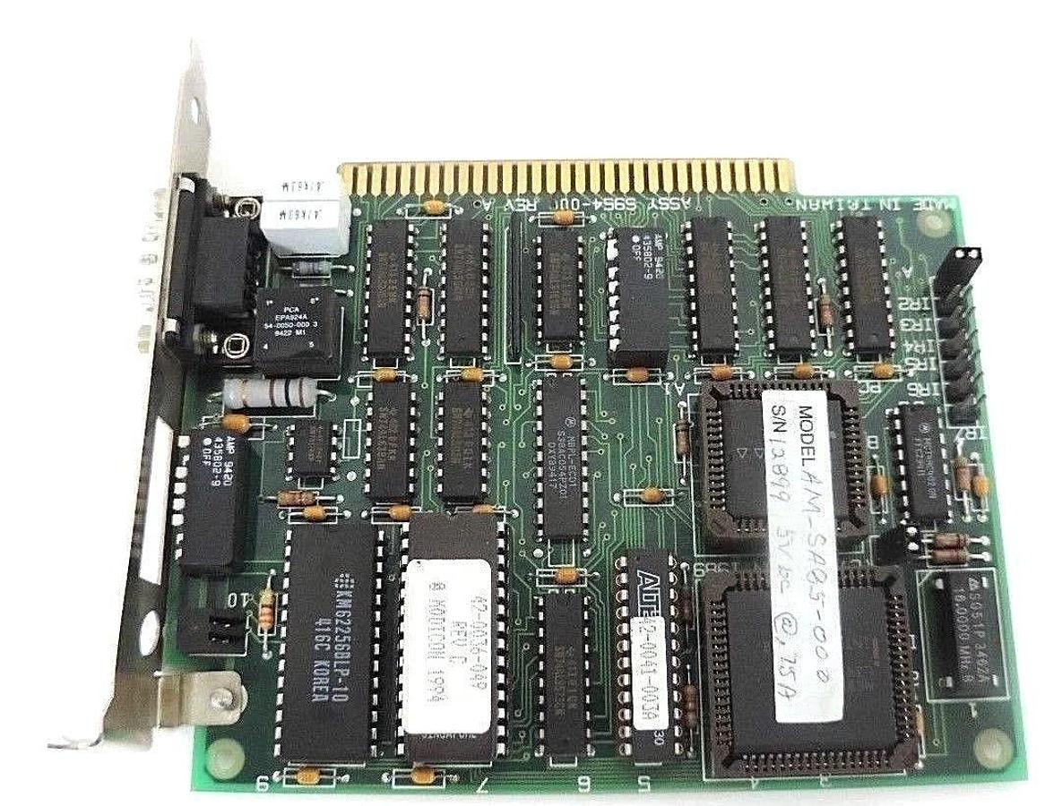 Used MODICON AM-SA85-000 NETWORK ADAPTER CARD SA85, ASSY: S954-000 REV. A