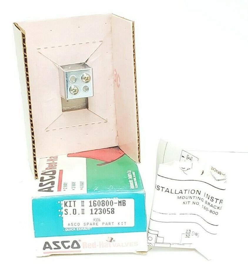 Used NIB ASCO 160800-MB SPARE PART KIT 160800MB