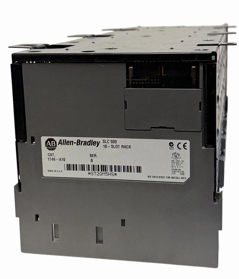 Used ALLEN BRADLEY 1746-A10 /B SLC 500 10-SLOT CHASSIS 1746-P2 /C POWER SUPPLY & MORE