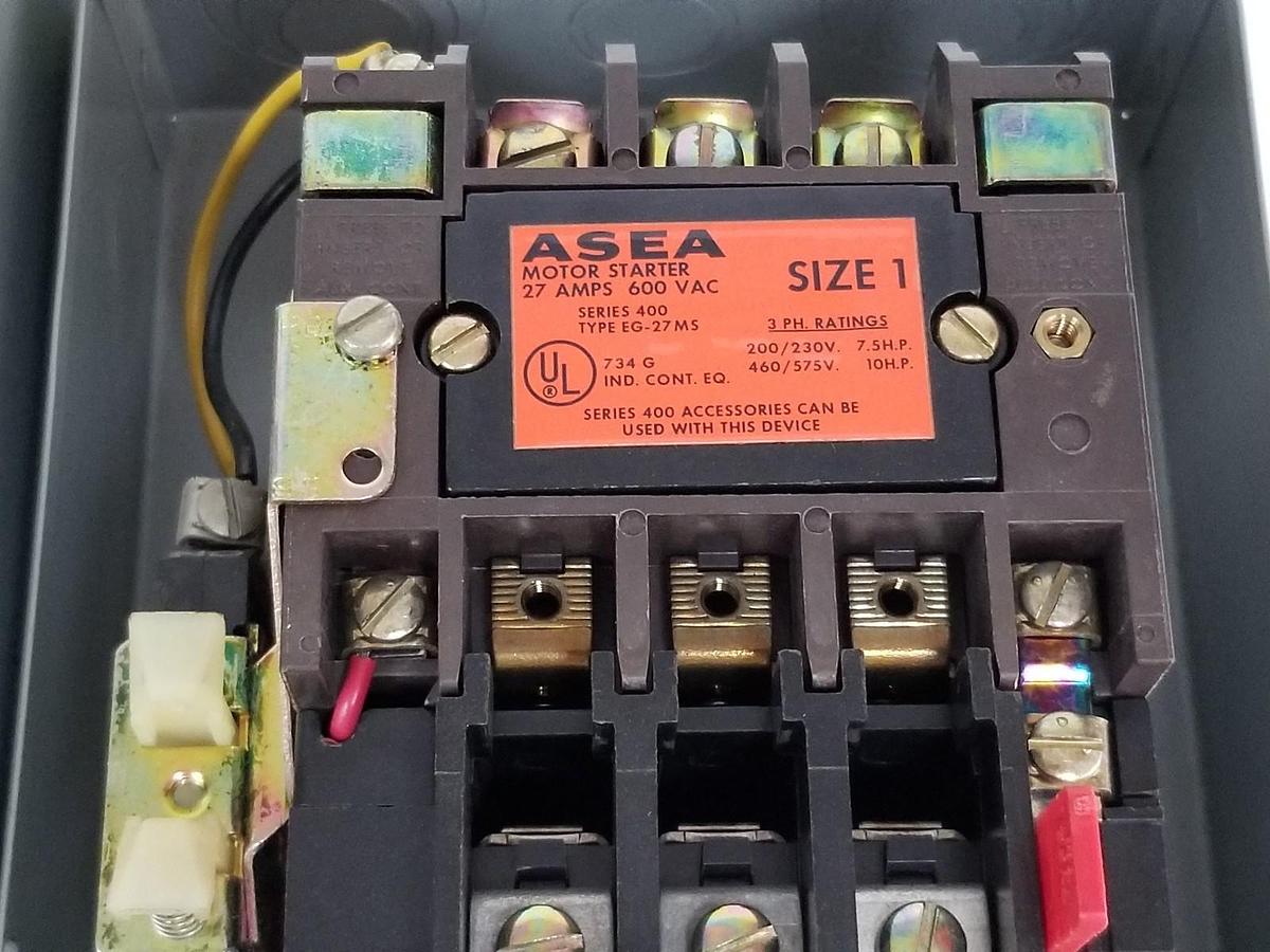 Used NEW ASEA BROWN BOVERI 400A130P STARTER 400A1301 , 110-120V, 60HZ