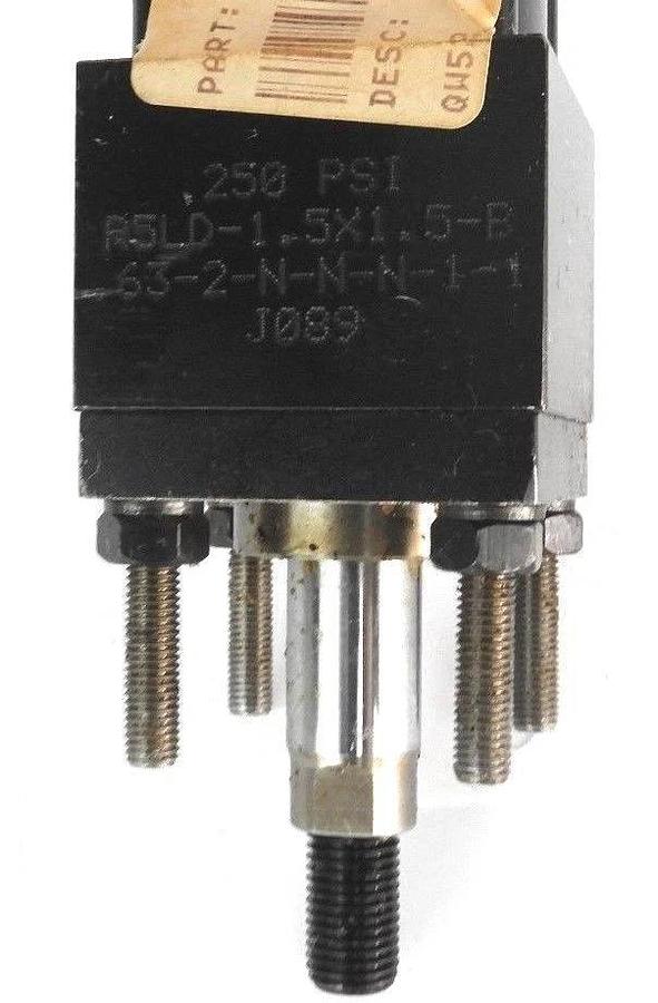 NEW HYDRO LINE R5LD-1.5X1.5-B-.63-2-N-N-N-1-1 CYLINDER 250 PSI
