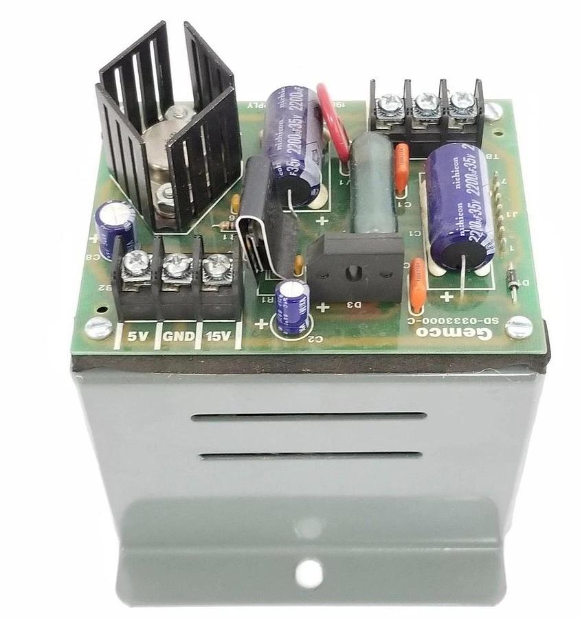 Used GEMCO SD-0333000-C POWER SUPPLY SD0333000C
