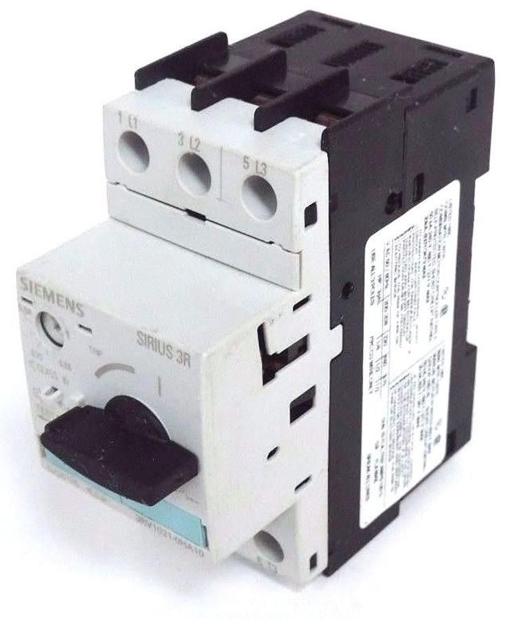 Used SIEMENS 3RV1021-0HA10 CIRCUIT BREAKER 3RV10210HA10