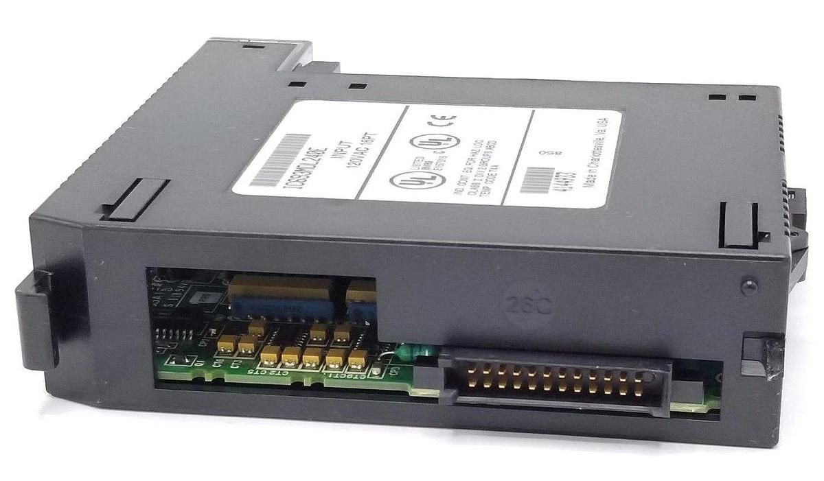 Used GE FANUC IC693MDL240E INPUT MODULE 120VAC INPUT 16PT MISSING WIRING TERMINAL