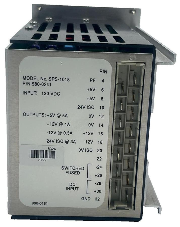 Used GE Harris SPS-1018 Power Supply 580-0241 WESDAC D20 130VDC Input