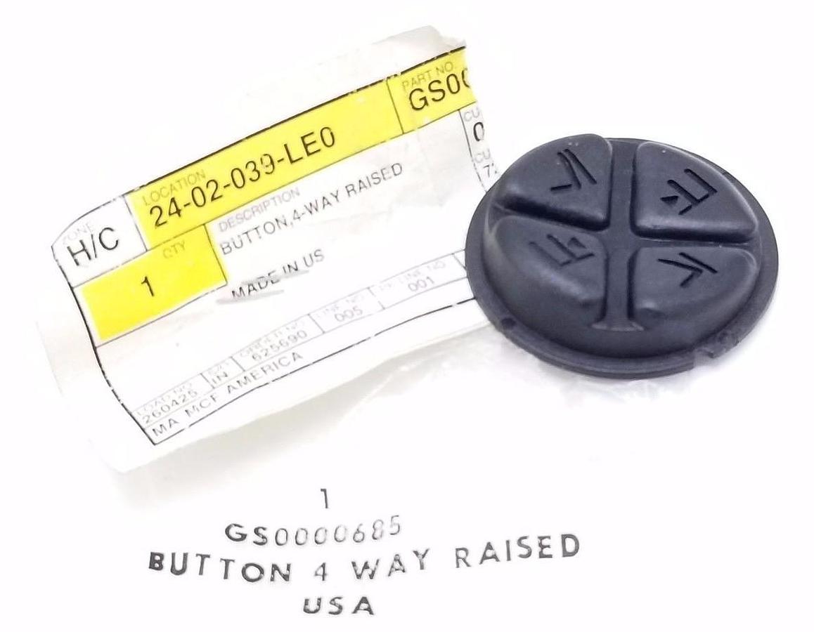 Used NEW GENERIC GS0000685 BUTTON 4-WAY RAISED
