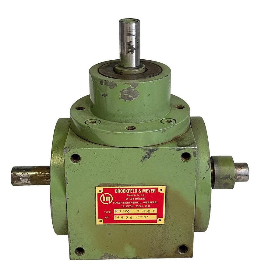 Used BROCKFELD & MEYER KD 120 1-1.5 T / KD120115T GEARBOX REDUCER 3-WAY