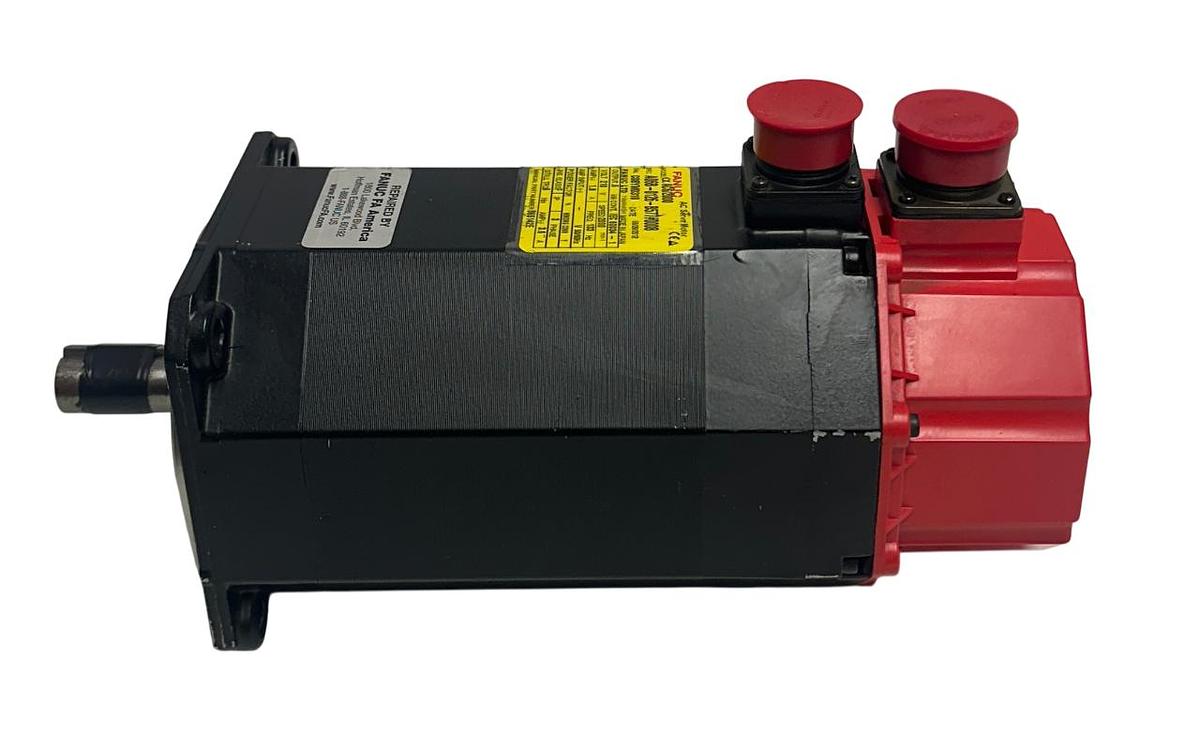 Used FANUC A06B-0126-B577#0008 / A06B0126B5770008 AC SERVO MOTOR aC6/2000 0.6kW REP