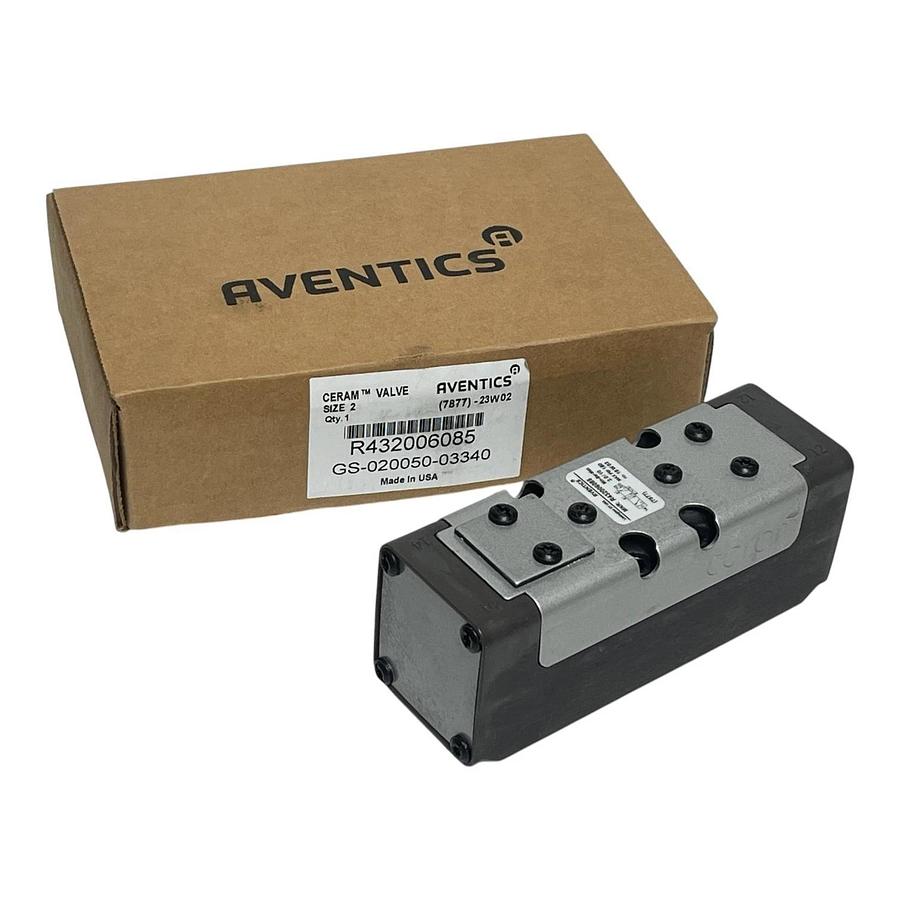Aventics Ceram R432006085 ISO Size 2 Pneumatic Valve 5/2 Air Pilot Return NSMP