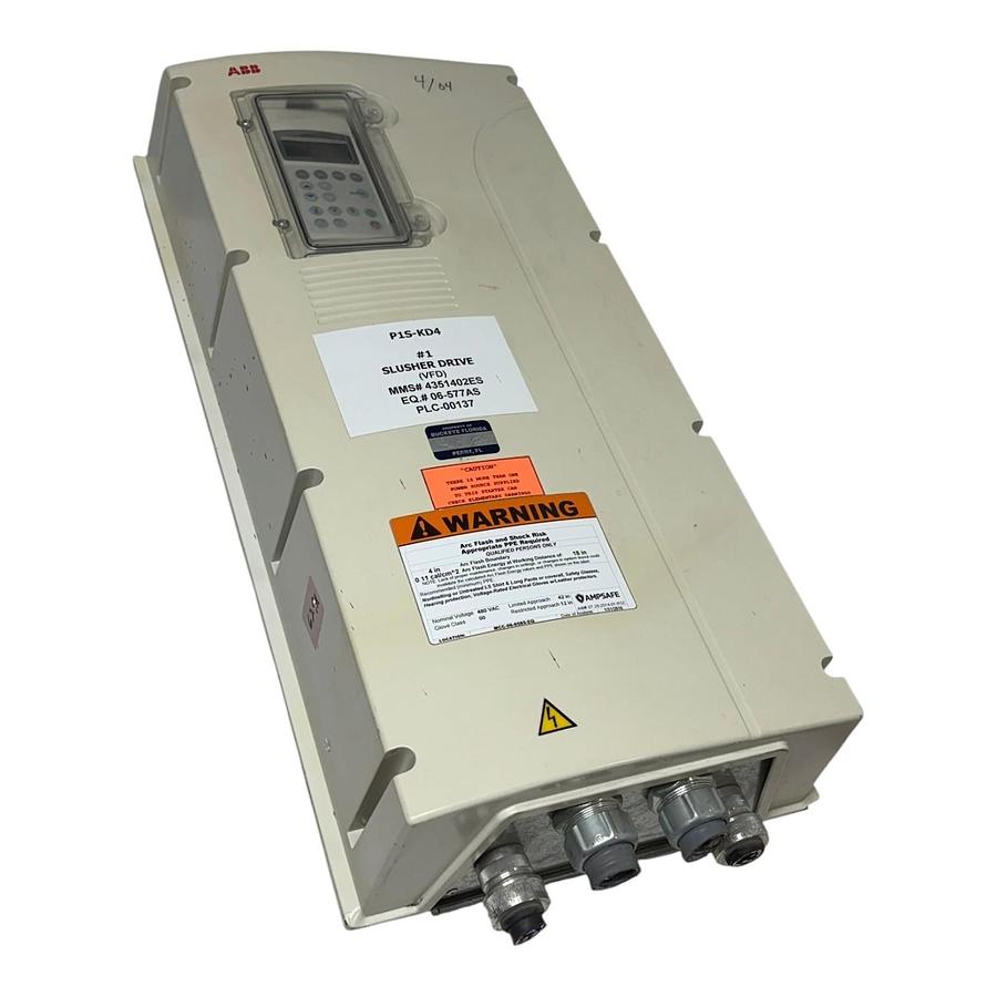 Used ABB ACS800-U1-0040-5+B056 Variable Frequency VFD AC Drive 40 HP 52A
