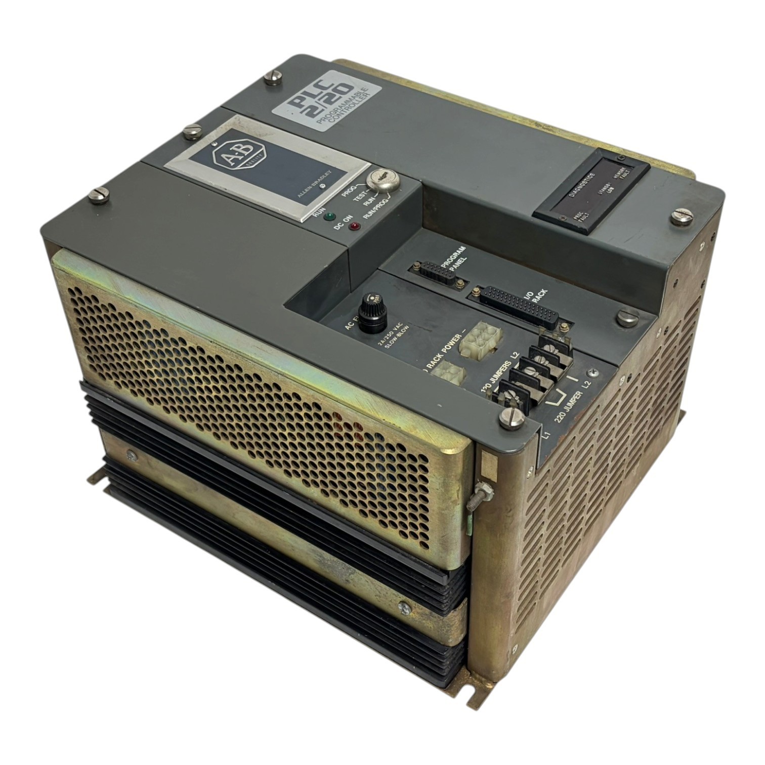 Used Allen-Bradley PLC-2/20 1772-LP2 Programmable Controller Bulletin 1772 Series A