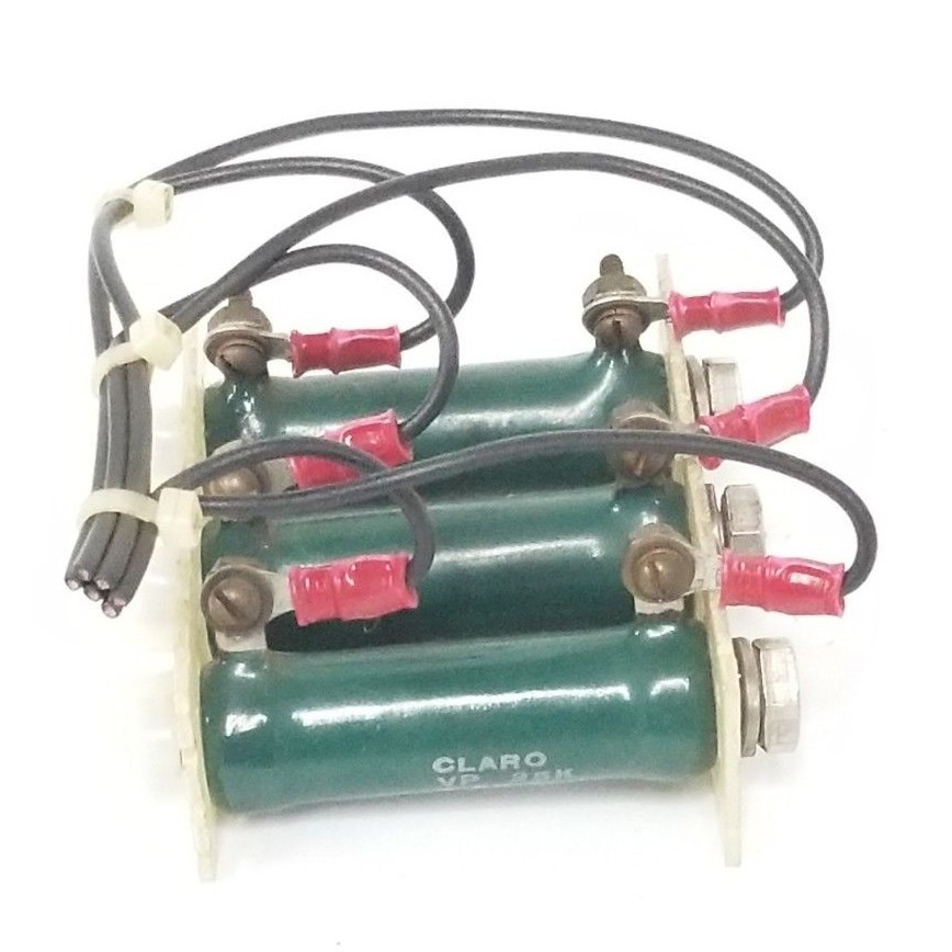 Used LOT OF 3 CLARO VP 25K RESISTORS, 7.5KOHM, 3-7927