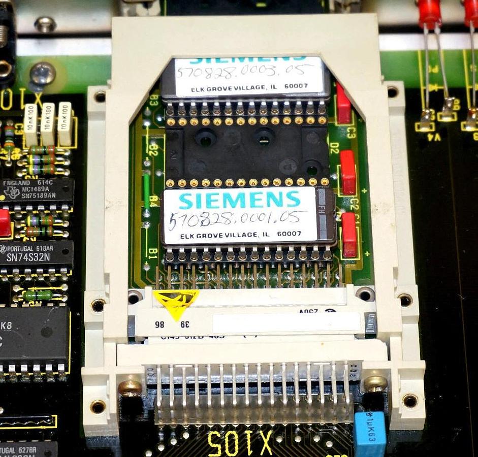 Used SIEMENS SINUMERIK 6FX1113-0AA02 CPU MODULE MS100, 6FX11130AA02
