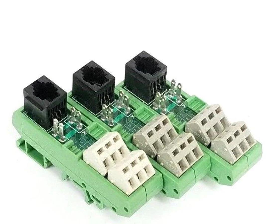 Used LOT OF 3 PHOENIX CONTACT UMK-SE 11 25 VARIOFACE MODULES W/ VALMET 421331-1B