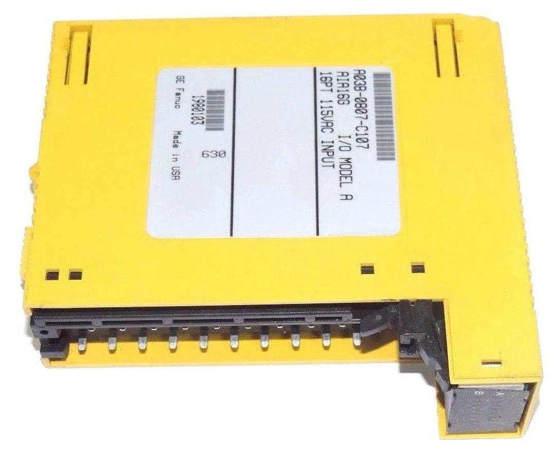 Used LOT OF 10 FANUC A03B-0807-C107 AIA16G INPUT MODULES A03B0807C107 W/O WIRING ARMS