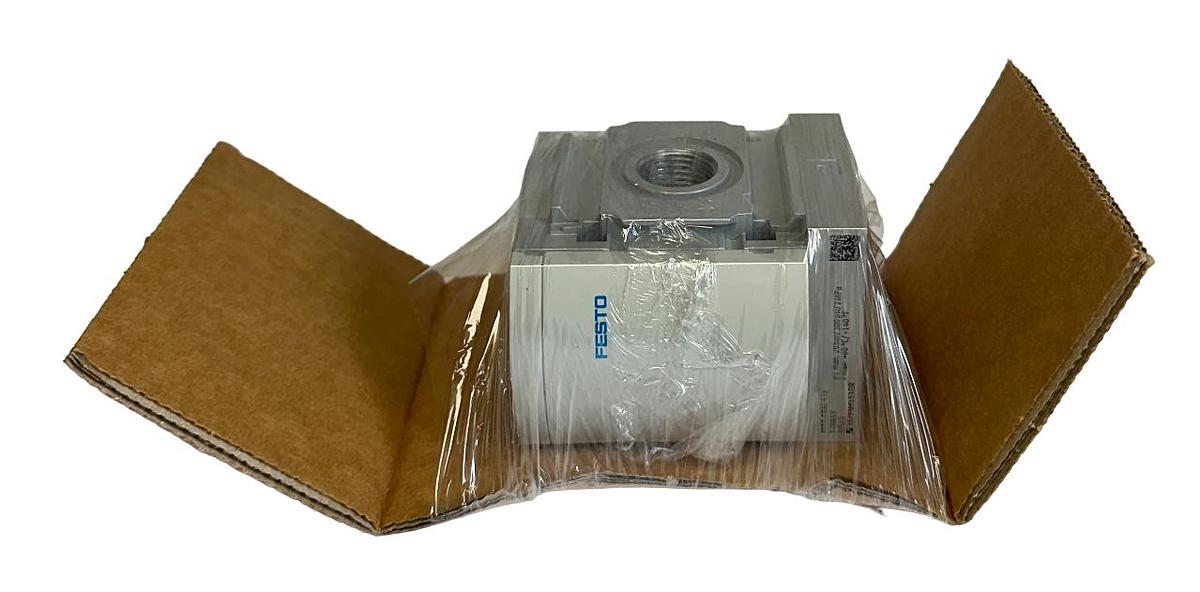 Used FESTO MS6-FRM-1/2 / 529853 BRANCHING MODULE VALVE 250VAC MAX 120VDC MAX NSNP