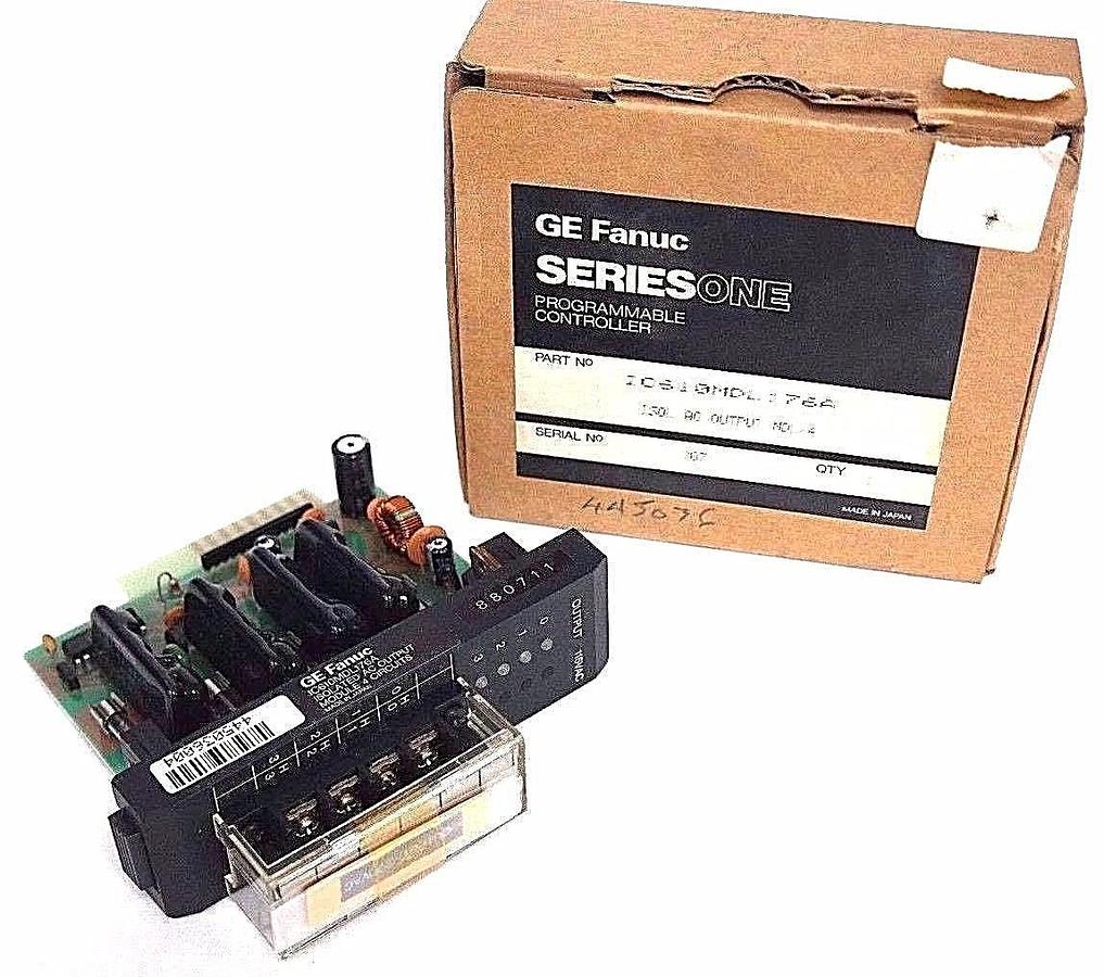 Used NIB GE FANUC IC610MDL176A ISOL AC OUTPUT MODULE MDL 4 SERIES ONE
