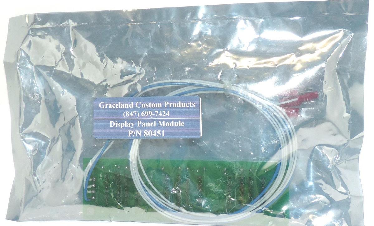 Used NEW GRACELAND CUSTOM PRODUCTS 80451 DISPLAY PANEL MODULE