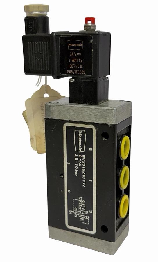 Used MARTONAIR M/20152 B/172 SOLENOID VALVE G 1/4 2,5-10 BAR