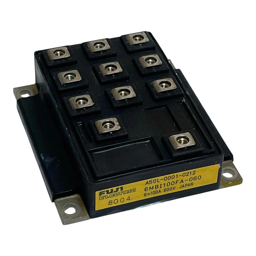 Used Lot of 3 - Fuji Electric 6MBI100FA-060 6-Pack IGBT Modules