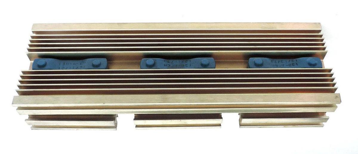 Used RELIANCE RECTIFIER STACK HEAT SINK ASSY (3) C380P THYRISTORS