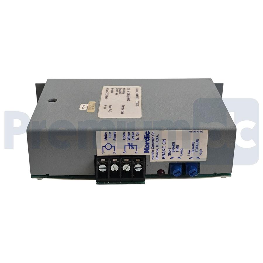Used SIEMENS NORDIC CONTROLS D81510002 BRAKE CONTROL BOARD 230/460V 60HZ 1/3PH NSNP