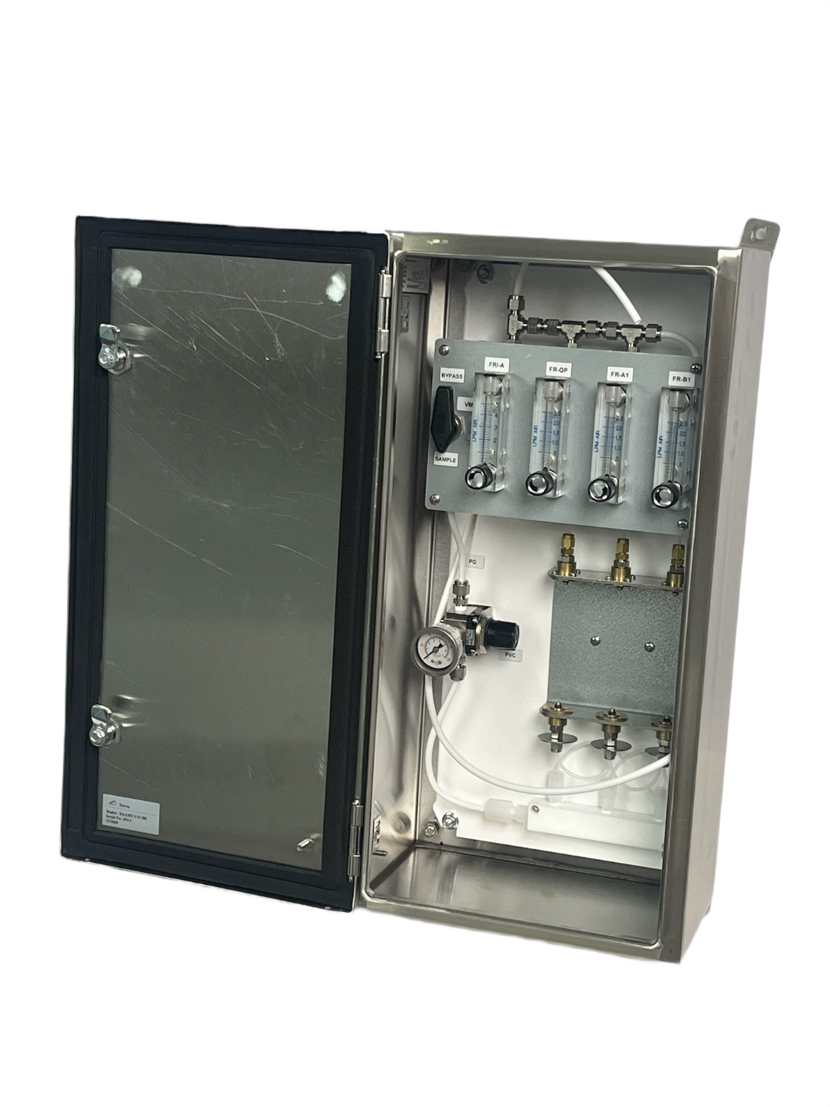 Used Envea DAAMS 3-Tube Gas Sampling System | SMC Regulator & Dwyer Gauge | NSNP