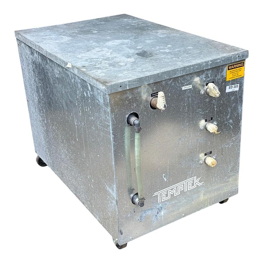 Used Temptek CG-2W Portable Water Cooled Chiller 2 Ton 460V 3PH Scroll Pump
