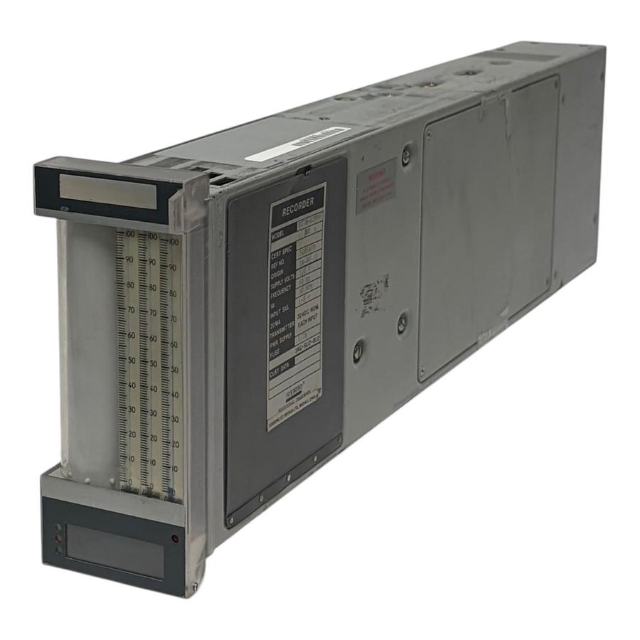 Used Foxboro E27R-S3RA6 3-Pen Chart Recorder 120V 1-5V Input