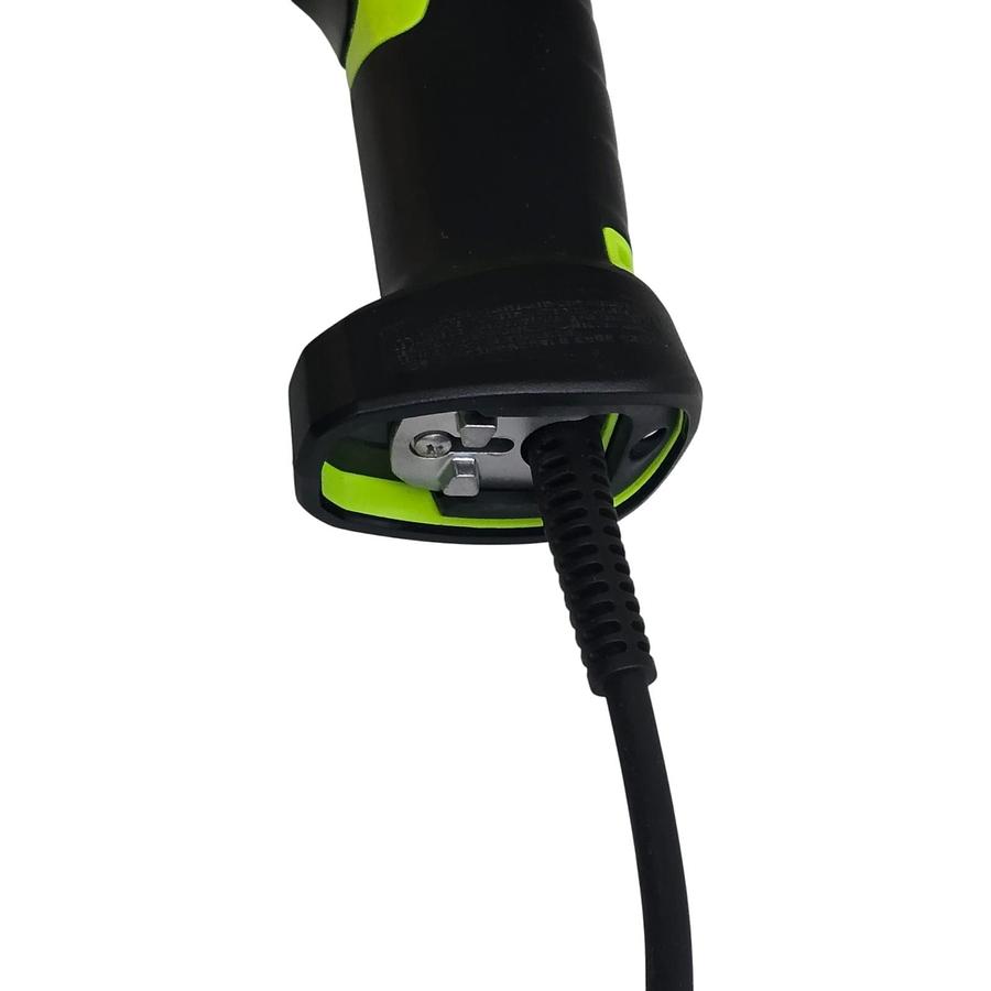 Used ZEBRA DS3608-SR Ultra-Rugged Corded 1D/2D Barcode Scanner W/Coiled RS232 Cable