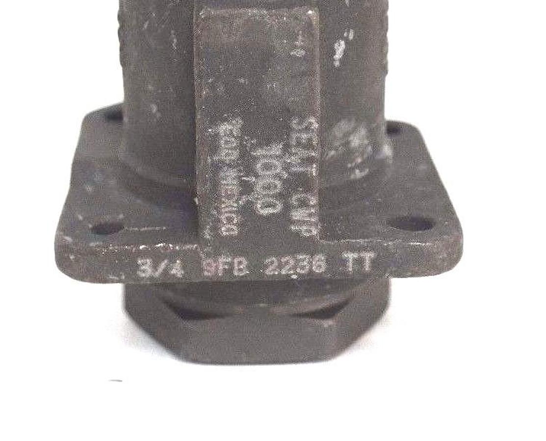 Used NEW NELES JAMESBURY 9FB-2236TT BALL VALVE 3/4" NPT 9FB2236TT