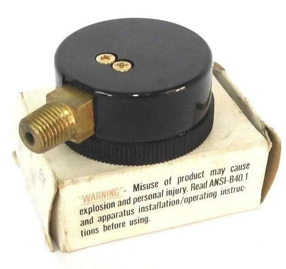 NIB CONTINENTAL PRECISION INSTRUMENTS 05-022-318 2'' 1/4 BM, 30 PSI GAUGE
