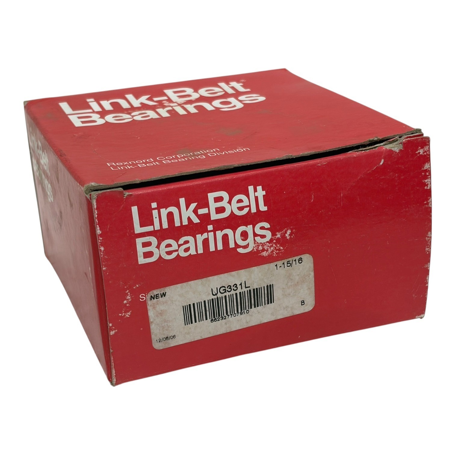 Used Link-Belt UG331L Wide Inner Ring Ball Bearing Insert 1-15/16" Heavy Duty New