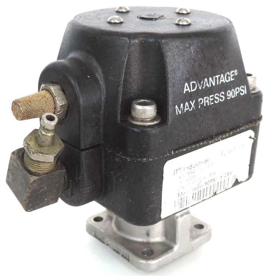 Used ITT INDUSTRIES S-A204 PURE-FLOW ADVANTAGE ACTUATOR W/ DIAPHRAGM PTPE, MAX: 90PSI