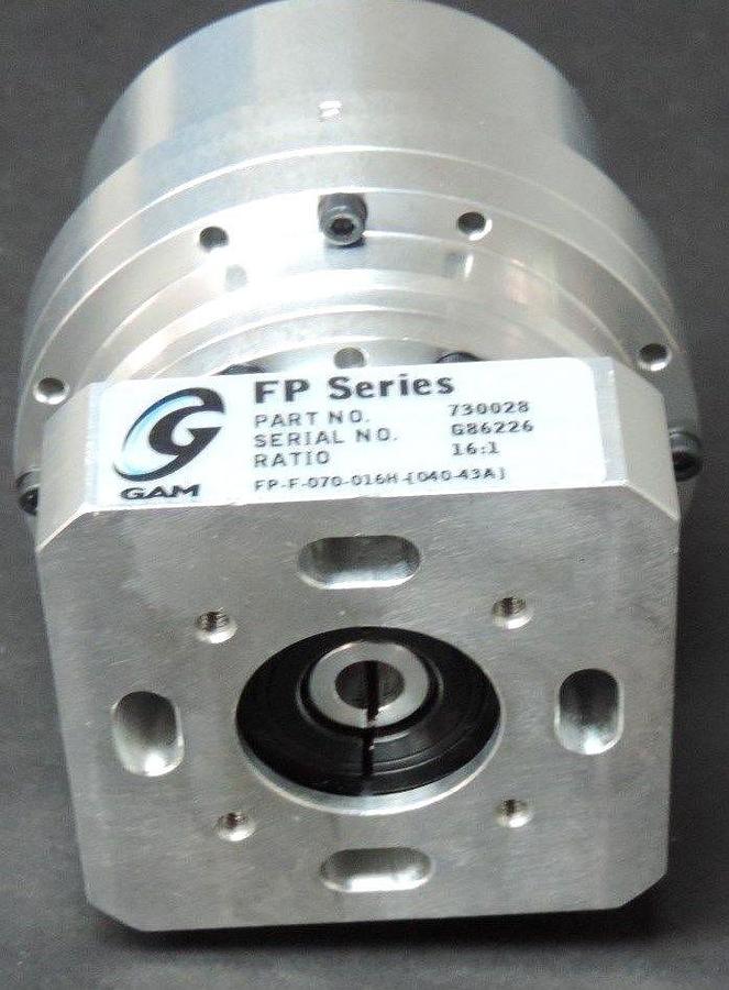 Used NEW GAM GEAR 730028 GEARHEAD 16:1 RATIO