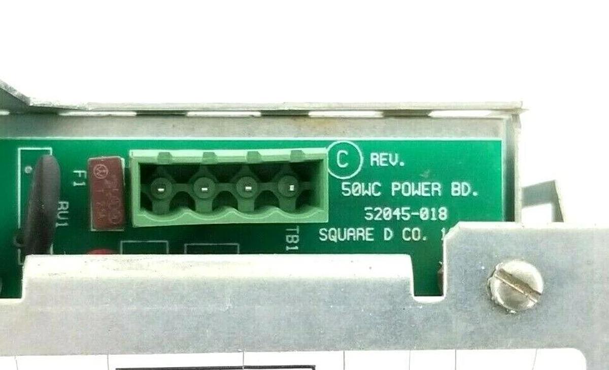 Used SQUARE D 52045-062-50 WELD CONTROL MODULE W/ EQ5300 52045-034-50 MEMPACK GM0200G