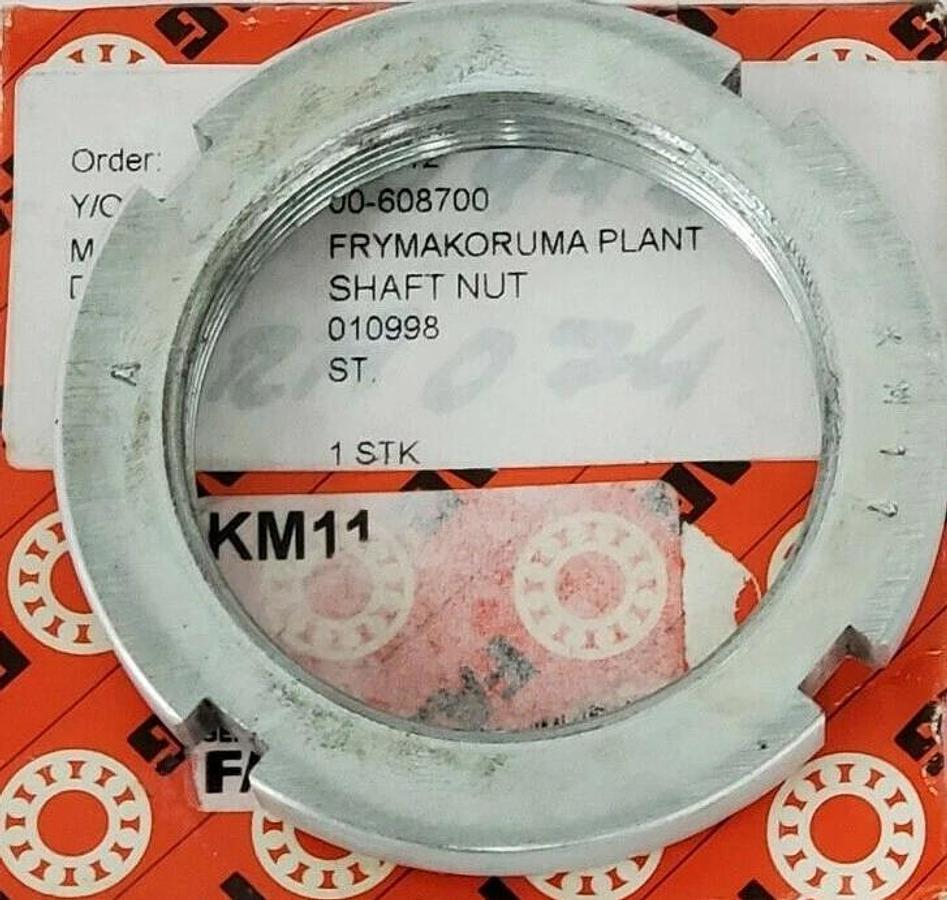NIB FAG KM11 SHAFT LOCK NUT 010998