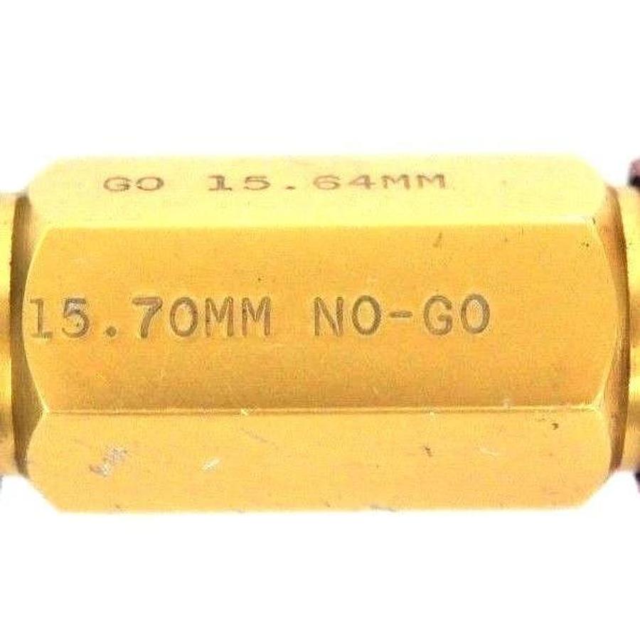 Used DELTRONIC PLUG GAGE GO 15.64MM NO GO 15.70MM 705517.0.00