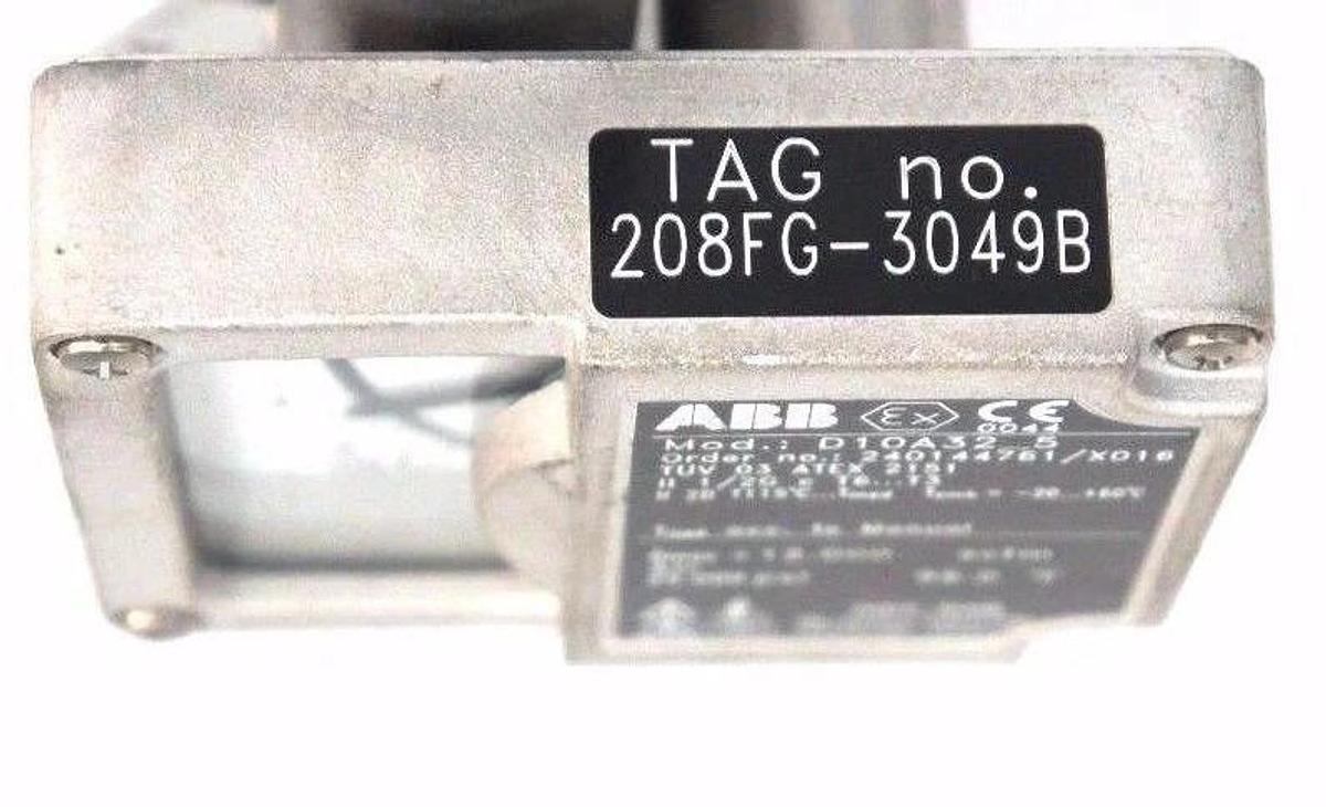 NEW ABB D10A32-5 FLOWMETER 1/2" NPT ORDER NO. 240144761/X016 D10A325