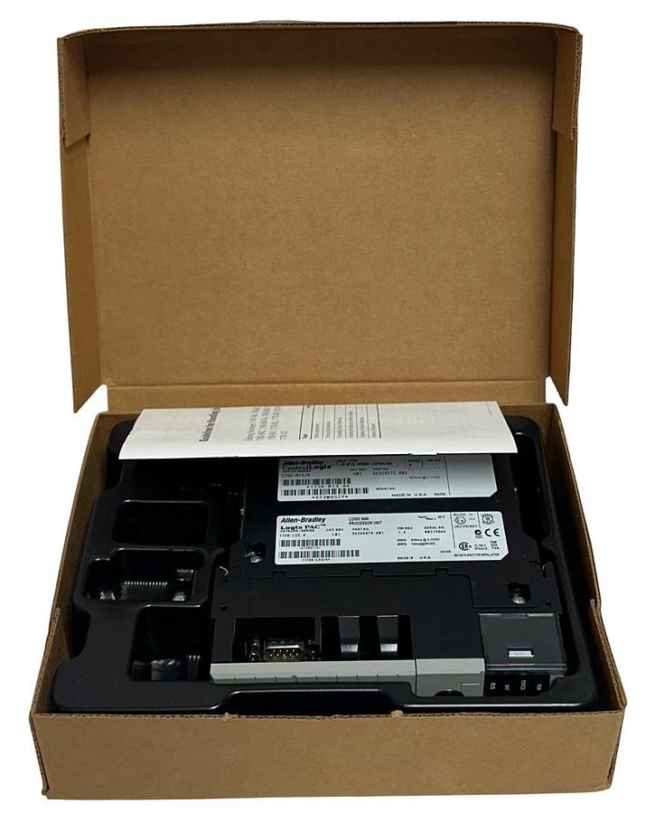 Used ALLEN BRADLEY 1756-L55 /A ControlLogix PROCESSOR W/ 1756-M13 /A MEMORY 1.5M USNP