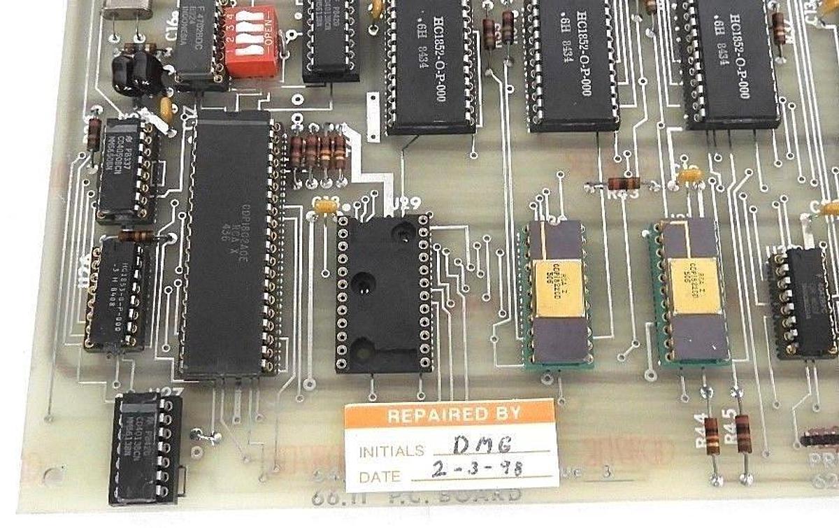 Used REPAIRED INK JET SID970030 PRINT SEQUENCER 62.11 P.C.B. ASSY
