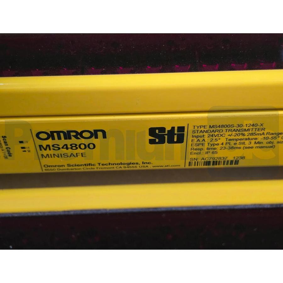 OMRON STI MS4800S-30-1240-30X-30R MINISAFE MS4800 LIGHT CURTAINS 70230-2508 NSMP