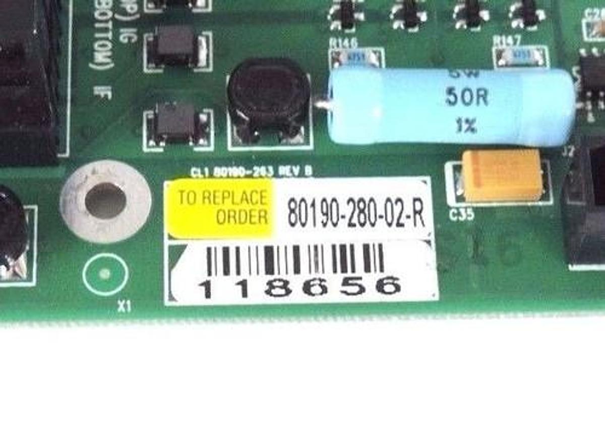 Used REPAIRED ALLEN BRADLEY 8019028002R PC BOARD 80190-280-02-R
