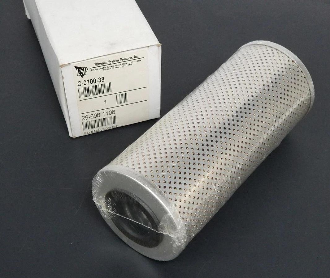 Used NIB FILTRATION SYSTEMS C-0700-38 FILTER ELEMENT 29-698-1106 C070038