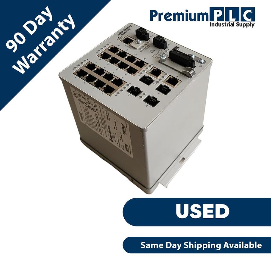 Used USED ALLEN BRADLEY 1783-BMS20CGP /A Stratix 5700 MANAGED ETHERNET SWITCH