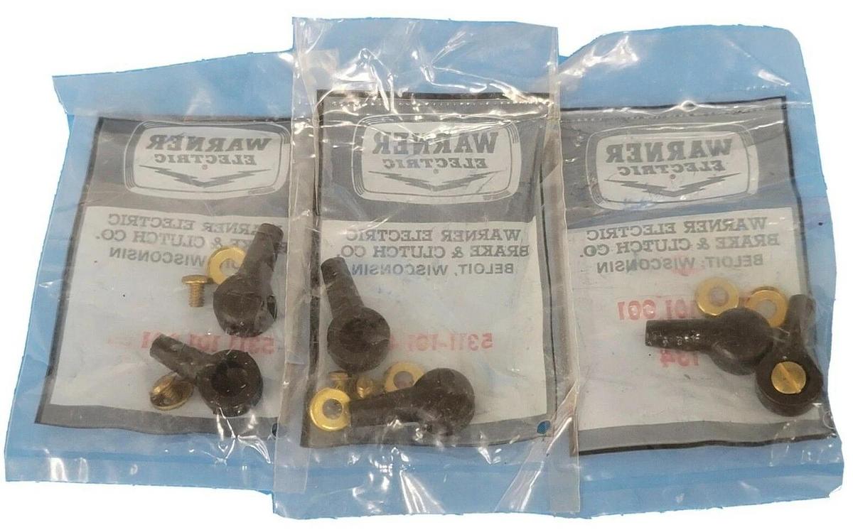 Used LOT OF 3 NEW WARNER ELECTRIC 5311-101-001 TERMINAL ASSEMBLY KITS 53110101001