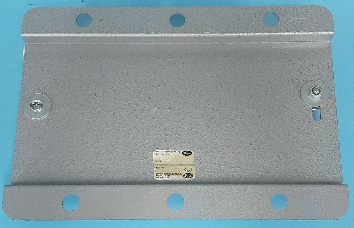 Used NEW DWYER 215 6" INCLINED MANOMETER STATIONARY GAUGE .05-0-.25" H2O